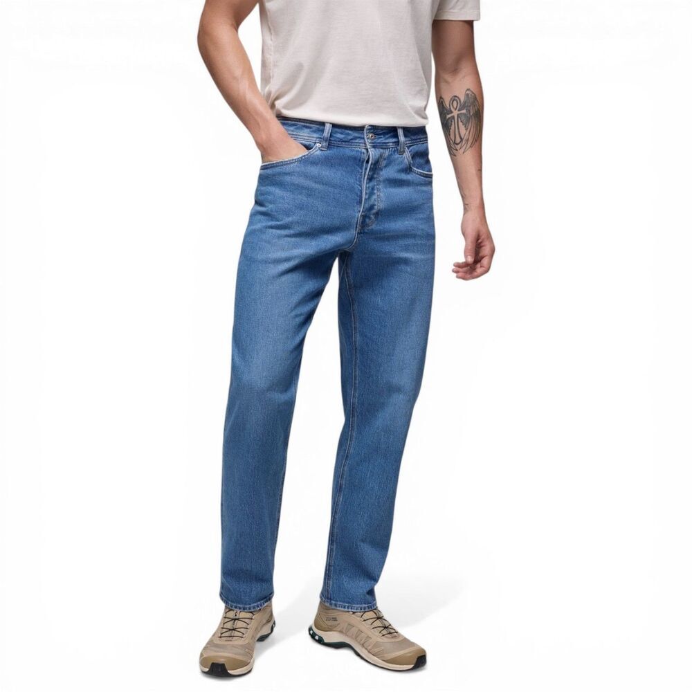 NWT Prana Men's Carlsbad 760 Standard Organic Straight Jean Sea Salt 33x34